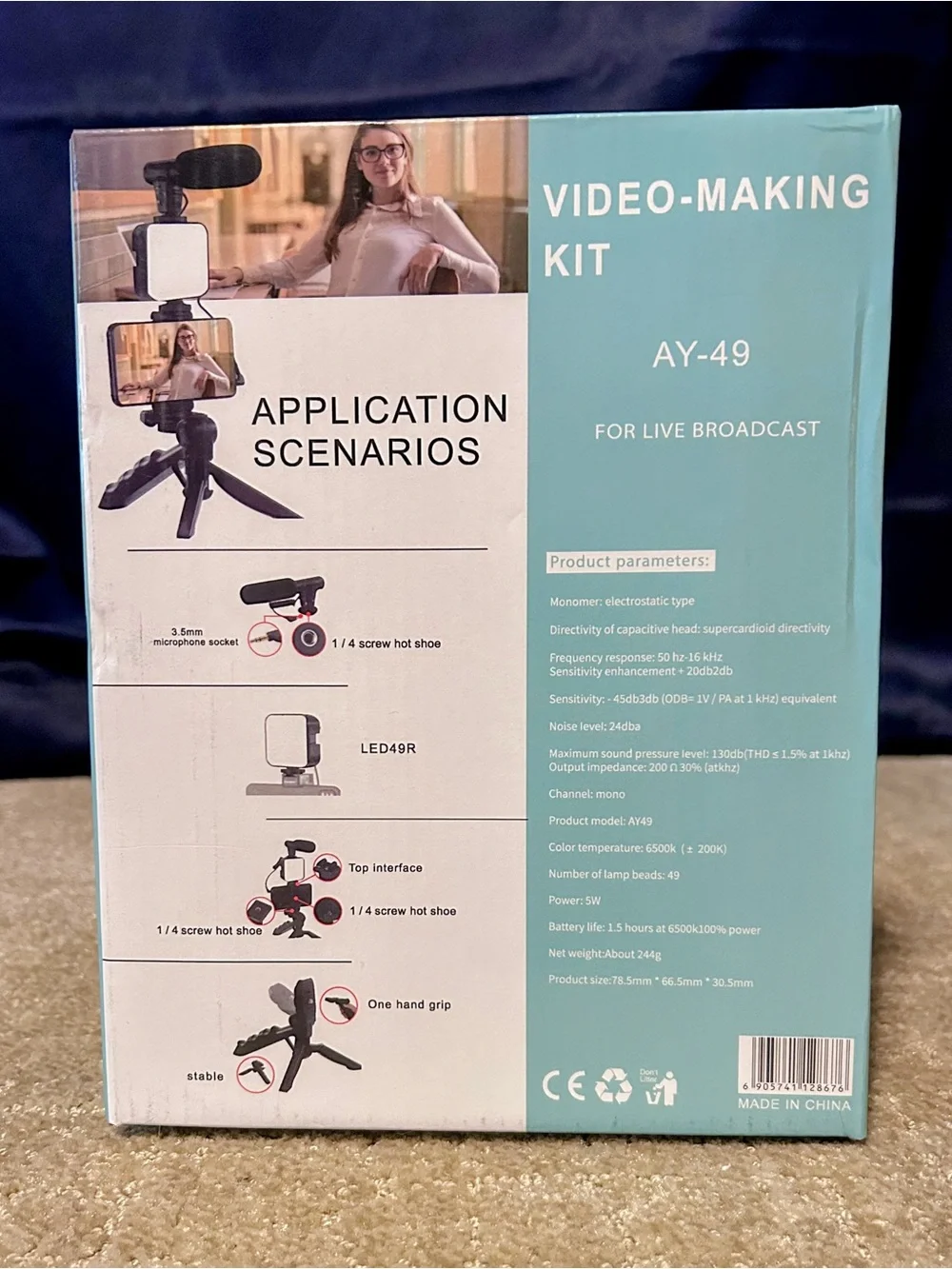 New AY-49 Video-Making Kit with Black Components